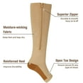 thumbnail image 5 of 2 Pairs Medical Sport Compression Socks - 15-20mmhg Graduated Knee-High Support for Men & Women, Ideal for Soccer, Running, and Nurses, 5 of 6