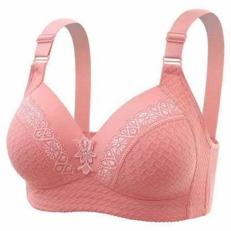 

Bralettes For Women Women s Front Closure Lace Bralette Triangle Bra Wireless Padded Plunge Lightly Lined Comfort Bra(F I)