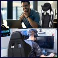 thumbnail image 4 of BestOffice Ergonomic Office, PC Gaming Desk Chair Executive PU Leather Computer Lumbar Support, Footrest Modern Task Rolling, White, 4 of 8