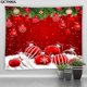 thumbnail image 1 of Tapiz navideño colgante de pared fuera de la ventana, Paisaje de nieve, bosque, invierno, dormitorio, sala de estar, decoración del hogar, tela, 1 of 4