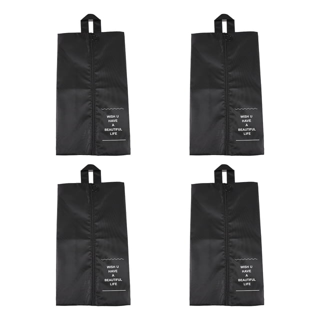 MasteelfCA 4Pcs Travel Shoe Bags Waterproof Polyester Bags Shoe Pouch with Zipper