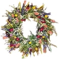 thumbnail image 1 of OUSITAID Colorful Flower Wreath Hanging For Holiday Home Wall Windows Decoration, 1 of 2