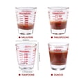 thumbnail image 2 of Vasos medidores tipo shot COKUMA, 2 piezas, 1 oz, 30 ml, 2 of 9