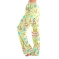 thumbnail image 2 of FrzhBrz Easter Comfy Pajama Pants Women Rabbit Graphic Pajama Pant Baggy Drawstring Pajama Bottoms Fun Easter Eggs Graphic Sleepwear Bottoms Lounge, 2 of 6