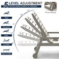 thumbnail image 3 of MINDYES Outdoor Chaise Lounge Chairs Set of 2, Adjustable Pool Lounge Chairs Patio Recliners for Poolside and Backyard, Gray, 3 of 8