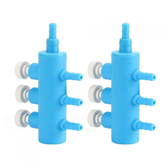 Divisor de aire para acuario, tubo de agua de acuario de plástico, distribuidor de tanque de peces, divisor de tanque de peces, integración perfecta