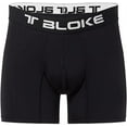 thumbnail image 2 of T Bloke Men Boxers, Set of 2, Black Mesh & Black Size S with Organic Fabric, 2 of 6