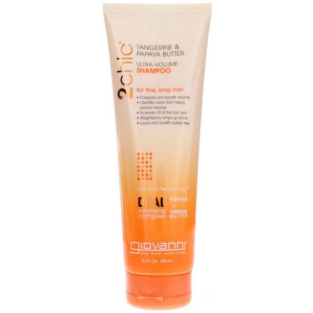 Giovanni 2 Chic Ultra Volume Shampoo 8.5 oz Pack of 1 with Sleek