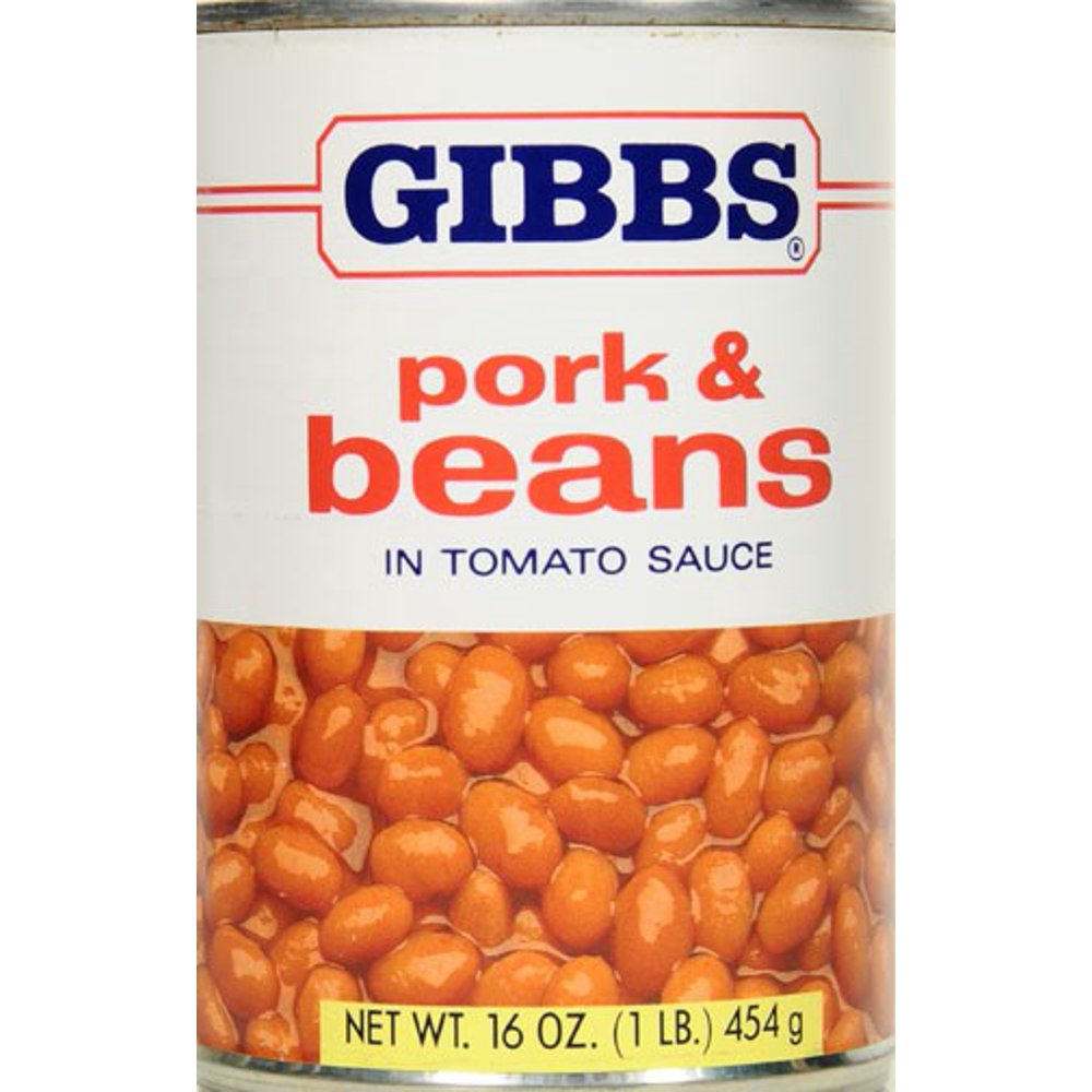 Gibbs Pork & Beans In Tomato Sauce 16 Oz