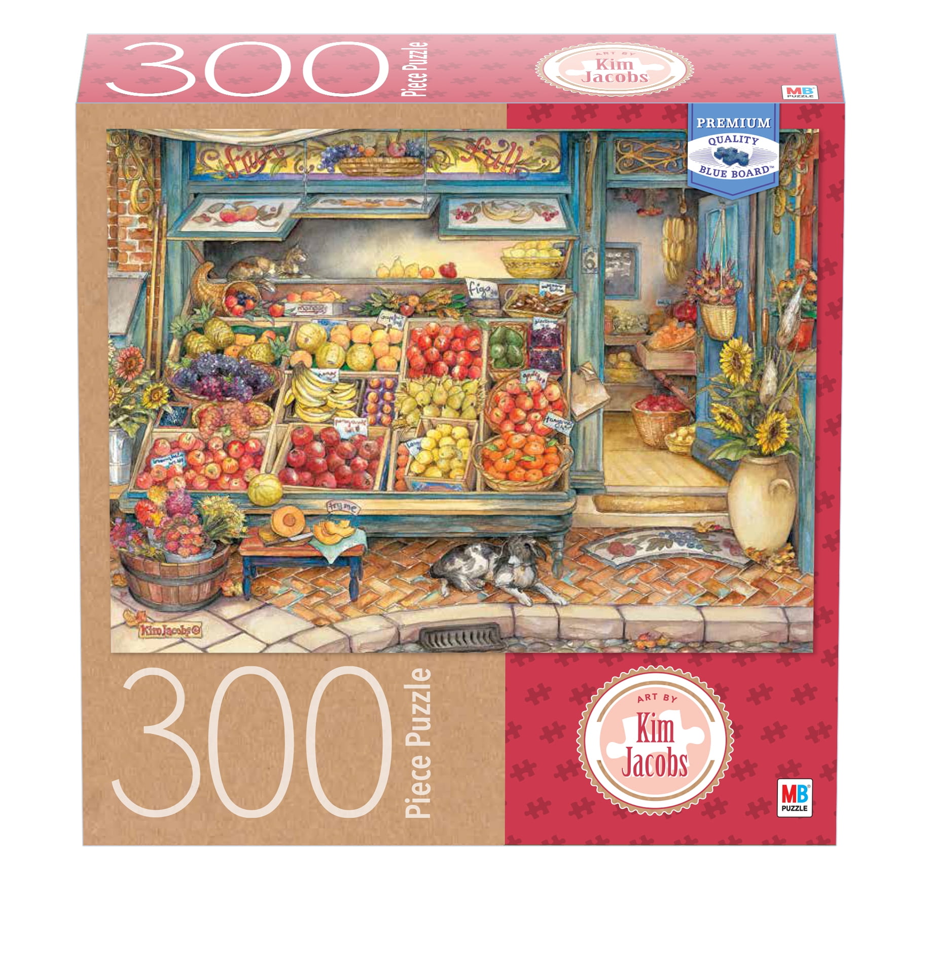 Artist Kim Jacobs 300Piece Adult Jigsaw Puzzle Fruitful