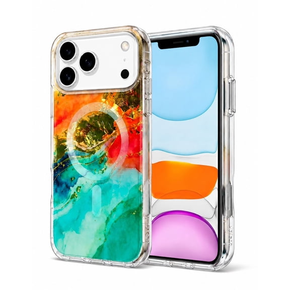 Decase For iPhone 17 Pro Max Back Cover Case Magnetic Wireless Charging PC TPU,A