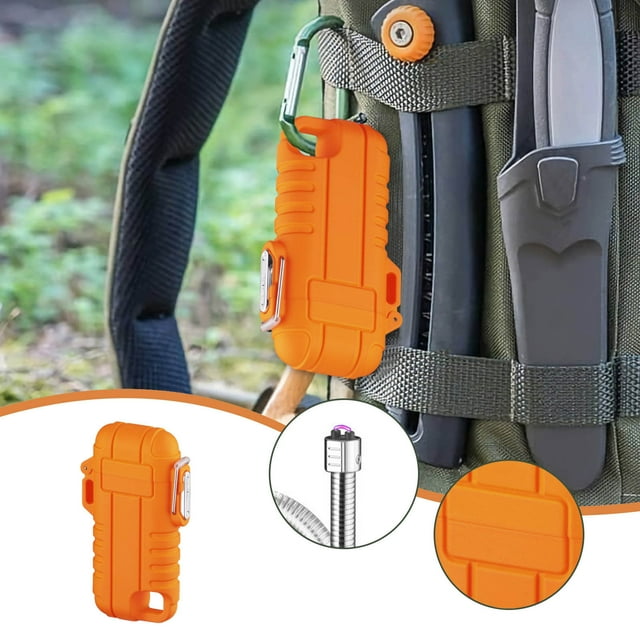 Encendedor eléctrico a prueba de viento recargable por USB | Cuello largo flexible retráctil | Antorcha de plasma IP56 a prueba de agua | Vela de parrilla de senderismo para acampar al aire libre |