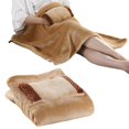 thumbnail image 4 of ✿Portable Electric Blanket Heating Pad Blanket Heated Cordless Throw Fleece Y2H8, 4 of 6