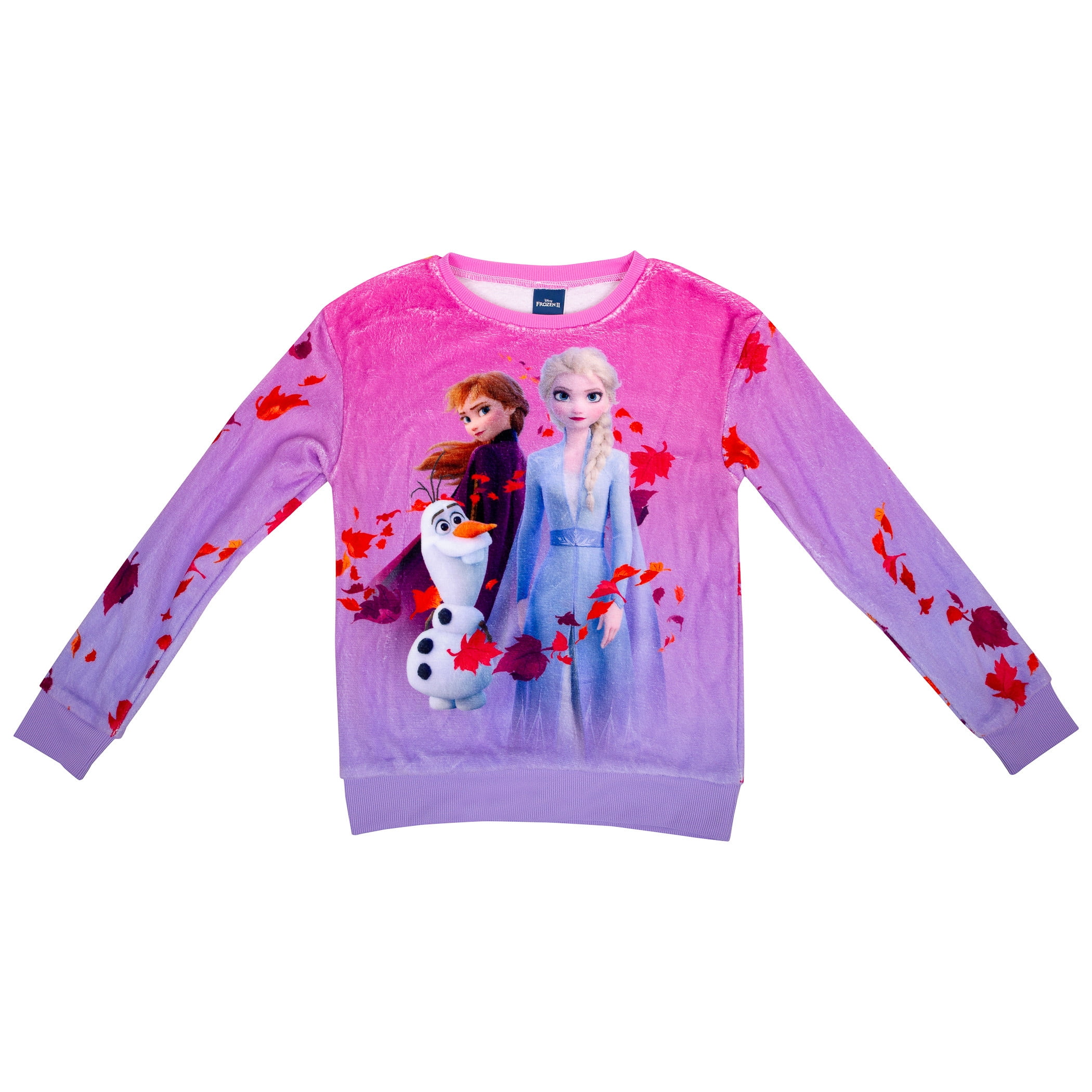 Disney Frozen - Frozen 2 Pink Girls Sweatshirt-Medium - Walmart.com - Walmart.com