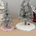 thumbnail image 2 of Colorful Christmas Tree Skirt Comfortable Plush Mat Stylish Tree Base Dress Holiday Decoration for Home and Office White, 2 of 5
