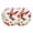 Red, variant on Spring Floral Round 15 Inch Placemats Set of 8, Summer Botanical Birds Flowers Pastoral HeatResistant Non Slip Place Mats for Dining Table, Wipeable Braided Kitchen Table Mats for Housewarming