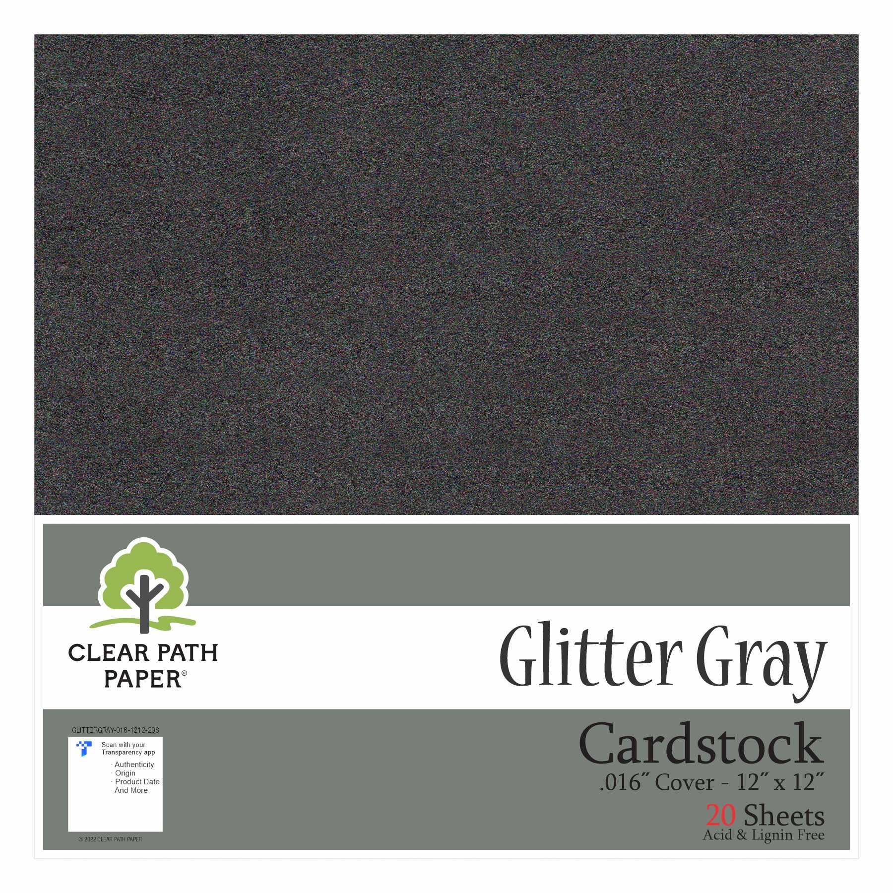 96 Sheet Silver Shimmer Metallic Cardstock, Double-Sided Paper for  Scrapbooking, DIY Projects (8.5x11 In, 250 gsm) 