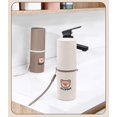 thumbnail image 2 of Queilt Simple Little Bear Toothbrush Cup Portable Travel Wash Cup Split Toothbrush Storage Box Couple Mouthwash Cup Set, 2 of 4