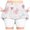 White, variant on CPNG Girls Skorts High Waist Athletic Skirts with Shorts Little Girl Casual Heart Print High Waisted Stretchy Sporty Skorts