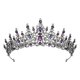 thumbnail image 1 of Corona de tiara de princesa dorada para mujeres y niñas, corona de reina real, tiara de boda para novia, accesorios de cristal para el cabello para quinceañera, desfile de graduación, cumpleaños, 1 of 4