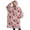 Pink Cow Strawberry, variant on Oversized Wearable Blanket Hoodie,White Cow Head Hat Pattern Sherpa Blanket Hoodie with Super Pockets,Super Warm Fuzzy Pullover for Women & Men