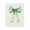 Green Bow on Quilt, variant on Stupell Industries Glam Intricate Florals Ribbon Canvas Art, 16 x 20, by Lettered and Lined