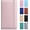 Rose Gold, variant on Checkbook Cover for Personal Checkbook,Pu Leather Check Book Covers for Women and Men,With Pen holders and Elastic Bands & -in Clear Plastic Divider for Duplicate Checks,Black