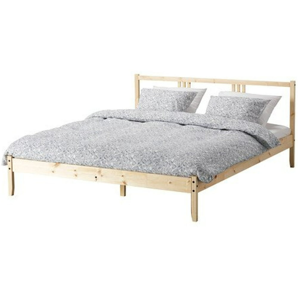 Ikea Full size Bed Frame Solid Wood with Headboard 3426.26172.1414
