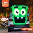 thumbnail image 2 of Joyfy 4.3 FT Halloween Inflatable Zombie Decoration,Trunk or Treat Car Decorations Kit with Built-in LED Light for Halloween Party Indoor,Outdoor,Yard,Garden Decor, 2 of 8