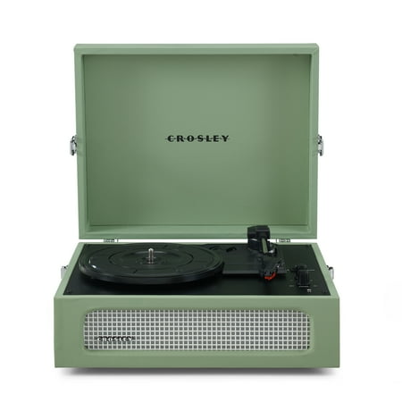 Crosley Voyager Vinyl Record Player with Speakers and Wireless Bluetooth - Audio Turntables