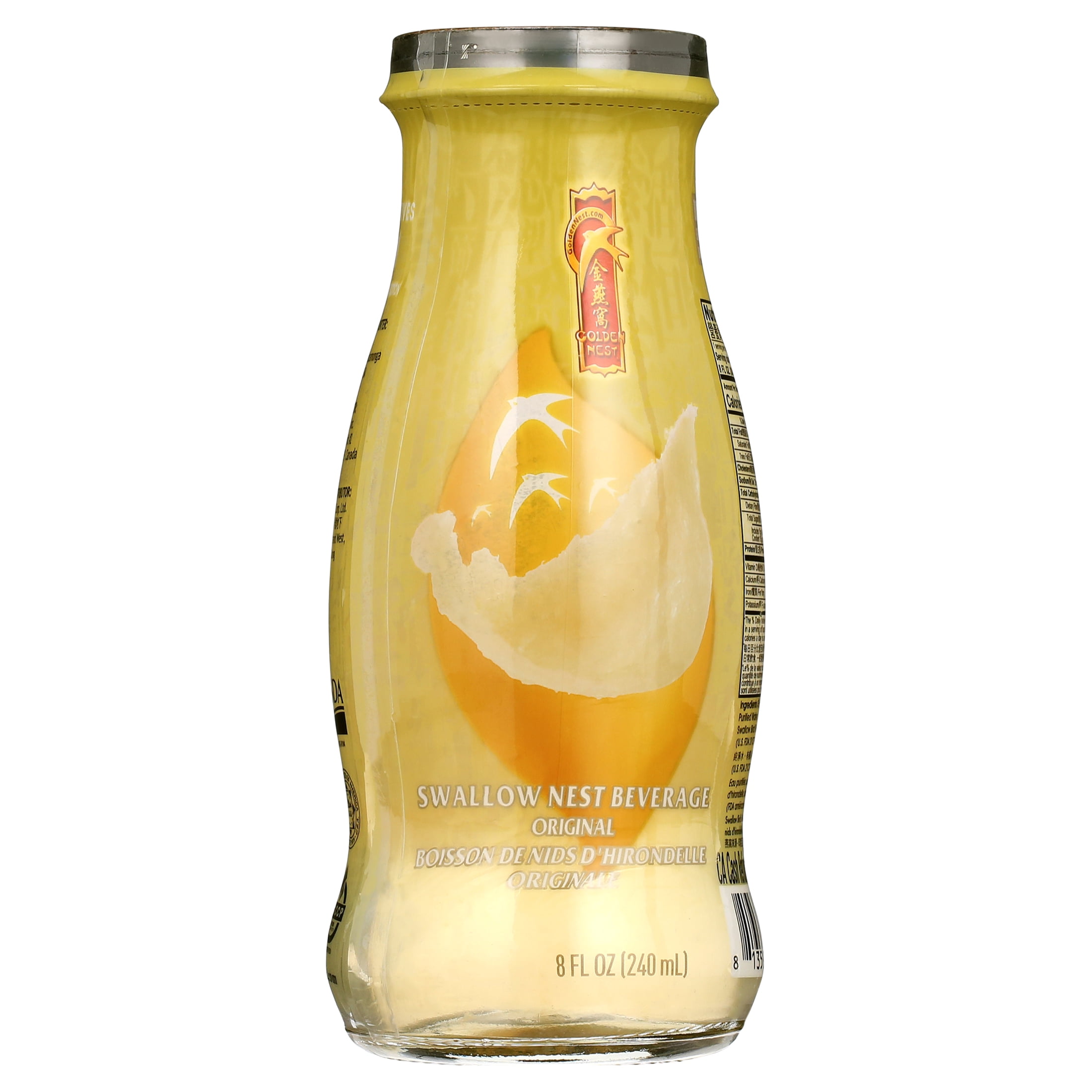 (12 pack) Golden Nest Swallow Nest Beverage 8oz (240ml) glass bottles