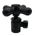 thumbnail image 6 of Westbrass Console Sink Supply Line Kit with P-Trap, Flanges and Cross Handles, Matte Black (10-Pack), 6 of 7