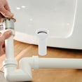 thumbnail image 4 of HONITANO Leakproof Connection Sink Drain Parts White 1Set For Kitchen Use, 4 of 8