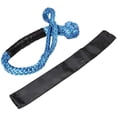 thumbnail image 2 of Astra Depot Set 2PCS Blue 1/2" Soft Shackle Synthetic Rope with Protective Sleeve 38,000LBs Max Breaking WLL 15,000 LBs 7.5 Tons, 2 of 8