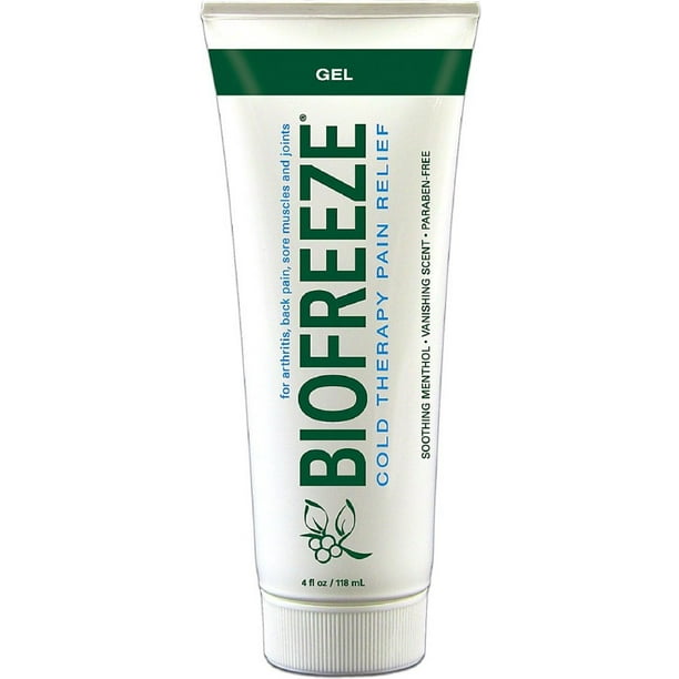 Biofreeze Gel Tube 4 oz (Pack of 6)