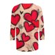 thumbnail image 5 of RKSTN Valentines 3/4 Sleeve Tops for Women Oversized Crewneck Valentine's Day Graphic Printed Short Sleeve T Shirt Womens Casual Round Neck Loose Comfy Loves Heart Print Three Quarter Sleeve Shirts, 5 of 6