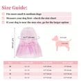 thumbnail image 3 of Unique Bargains Dog Dresses for Small Dogs Girls Stylish and Comfortable Design Dog Dress for Pet Parties and Daily Wear 2 Pcs Pink Purple S, 3 of 7
