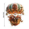 thumbnail image 2 of Hot Air Balloon Sunlight Catcher with Rich Textured Acrylic for Festive Garden Living Room & Bedroom Window Hanging Decorations Christmas Ornaments, 2 of 6