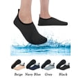 thumbnail image 3 of DODOING Men and Women Water Shoes/ Aqua Socks/ Barefoot Skin Shoes for Water Sports Beach Pool Yoga Surf,Black, 3 of 7