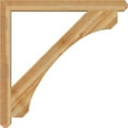 thumbnail image 3 of Ekena Millwork 4"W x 48"D x 48"H Legacy Craftsman Rough Sawn Bracket, Western Red Cedar, 3 of 4
