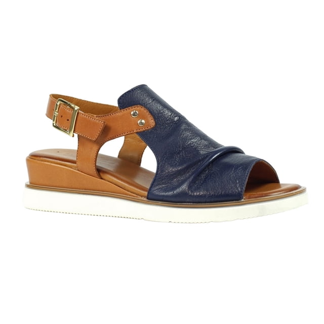 Lunar Womens Steffi Leather Wedge Sandals