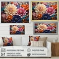 thumbnail image 4 of Designart "Dreaming of Dahlias I" Floral Canvas Print, 4 of 5
