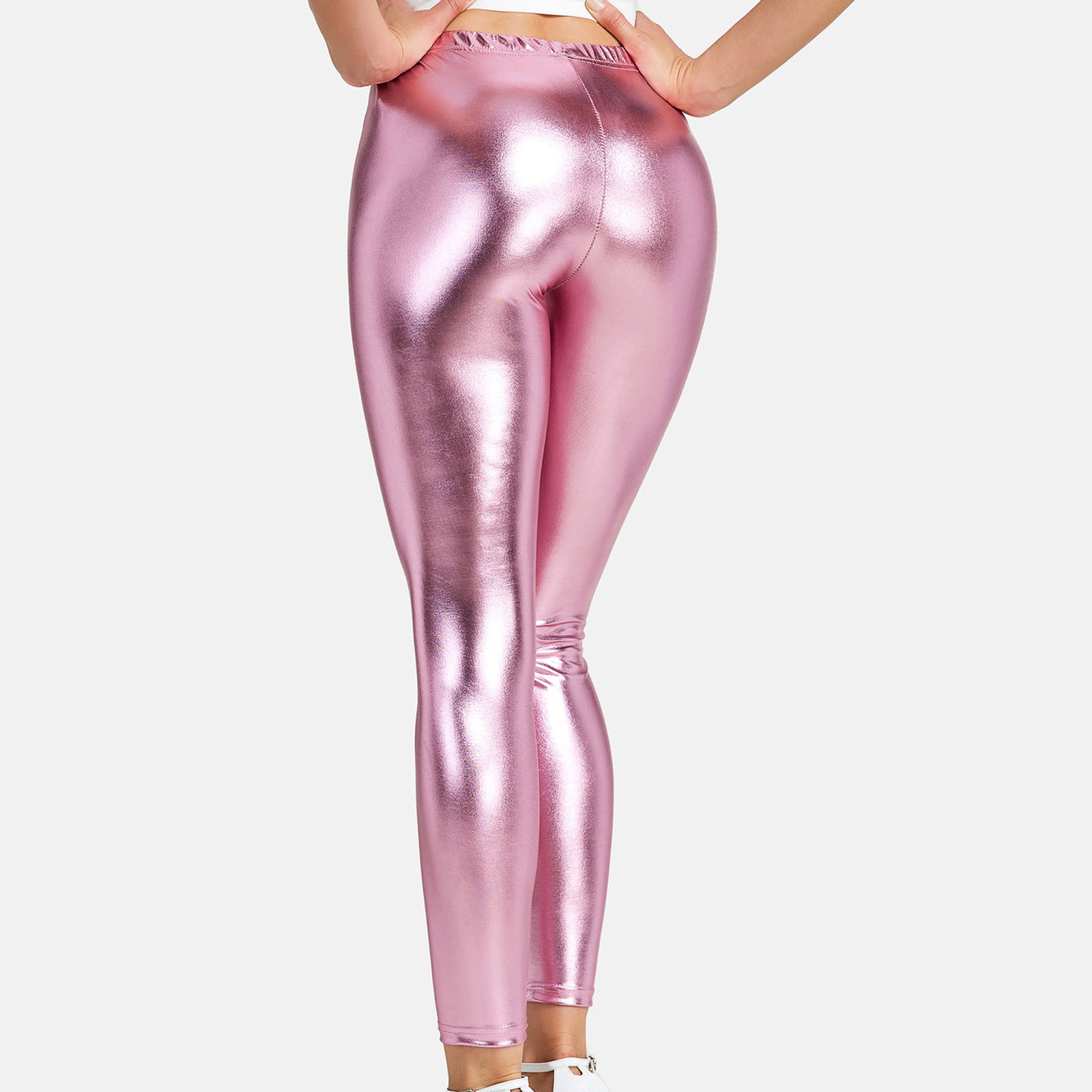 Booty Sculpted Pink Rose Flamingo Leggings | Women's Fun Yoga Pants (XXS)  at Amazon Women's Clothing store