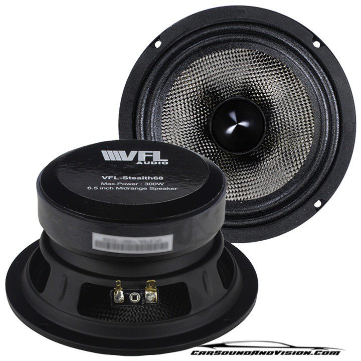 VFL Audio By American Bass Stealth Series 6.5" Mid Range 300 Watts Max