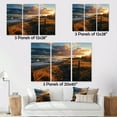 thumbnail image 4 of Designart "Coastal Beauty IV" Coastal Metal Art Print Set, 4 of 5