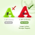 thumbnail image 3 of Imanes magnéticos para nevera con letras y números, alfabeto, Coogam, 3 of 7