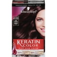 thumbnail image 2 of Schwarzkopf Keratin Color Permanent Hair Color Cream, 4.68 Dark Auburn, 2 of 8