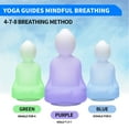 thumbnail image 3 of Luz De Respiración De Meditación Visual Guiada, Entrenador De Respiración Visual Guiado Compacto Que Calma Tu Mente Para Adultos Y Niños Para La Oficina, 3 of 7