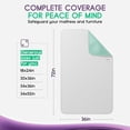 thumbnail image 3 of Incontinence Bed Pads - 1 Pack 18” x 24” Reusable Waterproof Mattress Protectors - Highly Absorbent, Machine Washable - for Children, Pets and Seniors - Assorted Colors - Royal Care, 3 of 5
