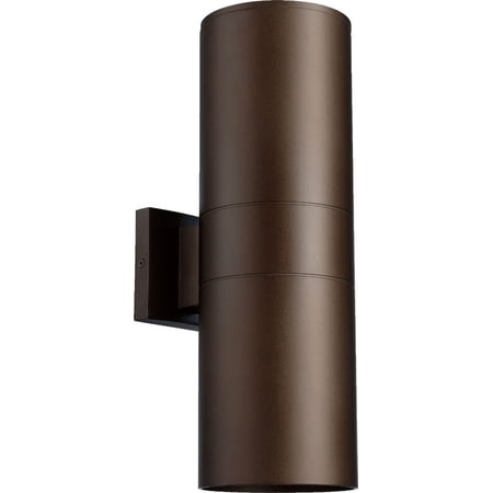 2 Light Outdoor Wall Lantern in Contemporary Style-17.25 inches H X 5.75 inches W-Oiled Bronze Finish Bailey Street Home 183-Bel-1861727